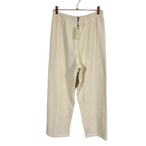NEW NWT Na Nin Patricia Knitted Cotton Rib Pants in Oat-Still Selling - Picture 8 of 15